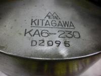 KITAGAWA　三爪スクロールチャック　外径Φ230　生硬兼用