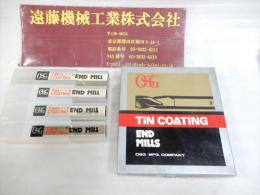 OSG　TIN　COATING　エンドミル　EX-TIN-EBD　R9,75×38　　未使用　4本