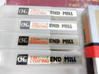 OSG　TIN　COATING　エンドミル　EX-TIN-EBD　R9,75×38　　未使用　4本