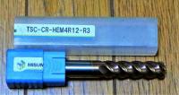 ミスミ　ラジアスエンドミル　TSC-HEM4R12-R3 未使用