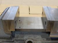 津田駒　油圧マシンバイス　口金巾150mm