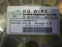 ソディック　ワイヤー加工機電極線　HQW200 P5-6　φ0.2　6kg巻