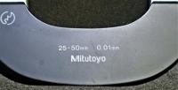 ミツトヨ　外径マイクロメーター　25～50mm　0.01mm