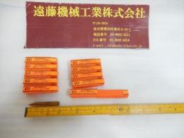 NS　2枚刃エンドミル　1M　SKH56　刃径1mm　10本　未使用