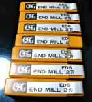 OSG　エンドミル　EDS 2枚刃　7　7個　未使用