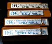OSG　エンドミル　2枚刃 EDN 2.5　4個　未使用