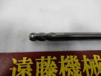 超硬ソリッドエンドミル径11mm(R5,5)刃長45mm長さ196mmエアーホールなし