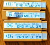 OSG エンドミル　2枚刃　10×4個　未使用