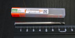 日進工具　エンドミル　Φ3×4.5×15　未使用