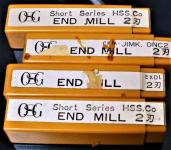 OSG エンドミル　2枚刃　EDS ONC　4.5.8.9.計4個　未使用
