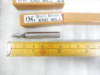 OSG　2枚刃ショートエンドミル　EDS6　刃径6mm　8本　未使用