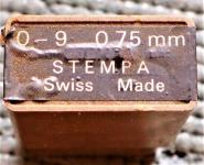 STEMPA 　刻印セット　0-9　0.75mm