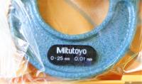 ミツトヨ　外径マイクロメータ　0-25㎜　0.01㎜　未使用