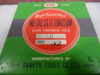 SANKYO　TOOLS　メタルスリッティングソー 75×4.0×25.4　