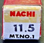 NACHI 　ツイストドリル　Φ11.5 MT1 未使用