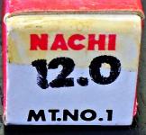NACHI ツイストドリル　Φ12.0　MT1 未使用