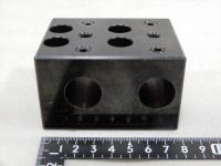 エグロ　NUCBOY用丸穴ホルダ二連形　79x60xH47mm