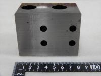 エグロ　NUCBOY用丸穴ホルダ二連形　79x60xH47mm