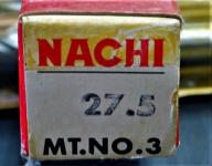 NACHI ツイストドリル　27.5 MT.4 未使用