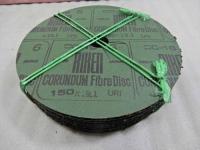 理研　CORUNDUM Fiber Disc　CC-16　6型　150×19.1　10枚