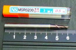 日進工具　エンドミル　MSRS230 3M×0.5