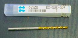 OSG　ドリル　EX-SUS-GDR 2　全長56シャンク径3刃径2.0溝長24