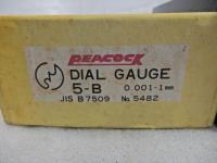 PEACOCK　ダイヤルゲージ　0.001-1㎜(5-B)