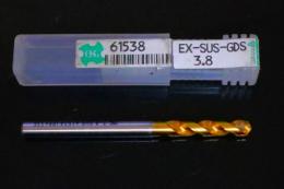 OSG ドリル　EX-SUS-GDS 3.8刃径3.8溝長22全長54シャンク径4