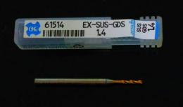 OSG ドリル EX-SUS-GDS1.4シャンク径3全長4刃径1.4溝長9未使用
