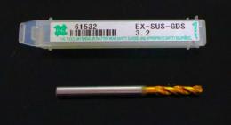 OSG ドリル EX-SUS-GDS3.2刃径3.2溝長18全長50シャンク径4