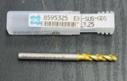 OSG ドリル　全長(mm)	50シャンク径(mm)4刃径(mm)3.25溝長(mm)18