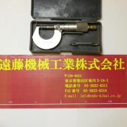 ミツトヨ　外径マイクロメータ　0-25mm  0,01mm