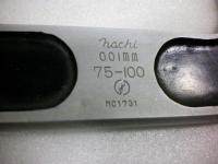 Nachi　外径マイクロメーター　75～100mm