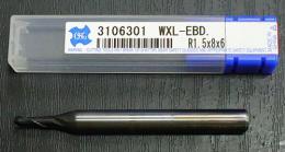 OSG  超硬ボールエンドミル   WXL-EBD-R1.5X8X6