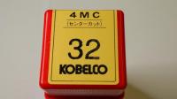 KOBELCO 4枚刃エンドミル　4MC　センターカット  刃径32㎜　未使用